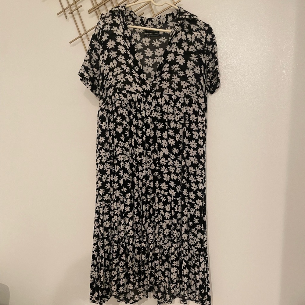 urban outfitters floral midi dress
